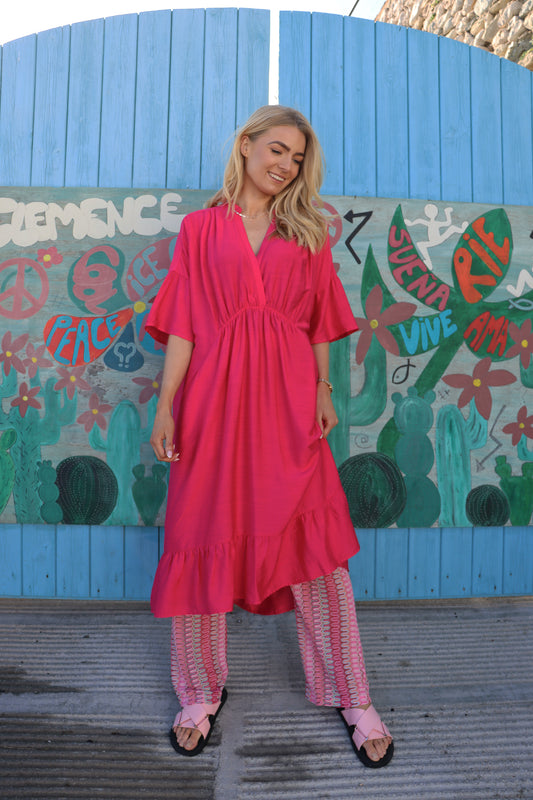 Liberté - Karo Dress, 22378 - Pink