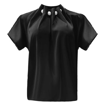 Liberté - Pip SS Pearl Blouse, 22379 - Black
