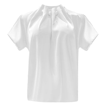 Liberté - Pip SS Pearl Blouse, 22379 - Offwhite