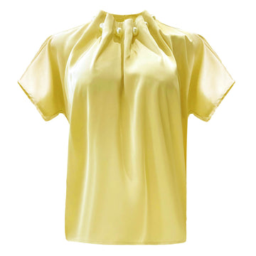 Liberté - Pip SS Pearl Blouse, 22379 - Yellow