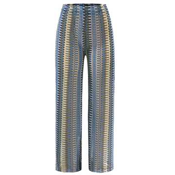 Liberté - Croc Pants, 22382 - Blue Creme Stripe