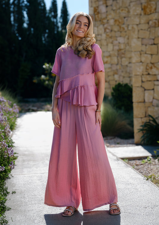 Liberté - Bob Wide Pants, 22386 - Rosa