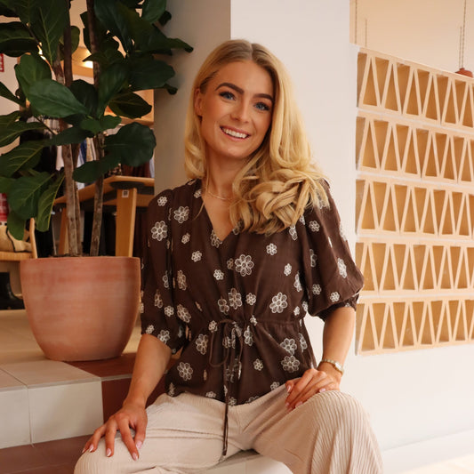 Liberté - Fia SS Blouse, 22391 - Brown