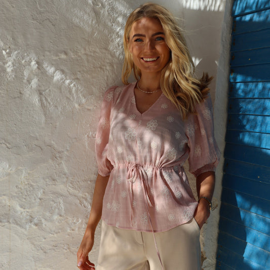 Liberté - Fia SS Blouse, 22391 - Rose