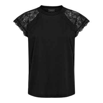 Liberté - Milla Lace T-shirt, 22406 - Black