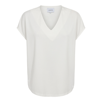 Liberté - Nuni Vneck T-shirt, 22409 - Creme
