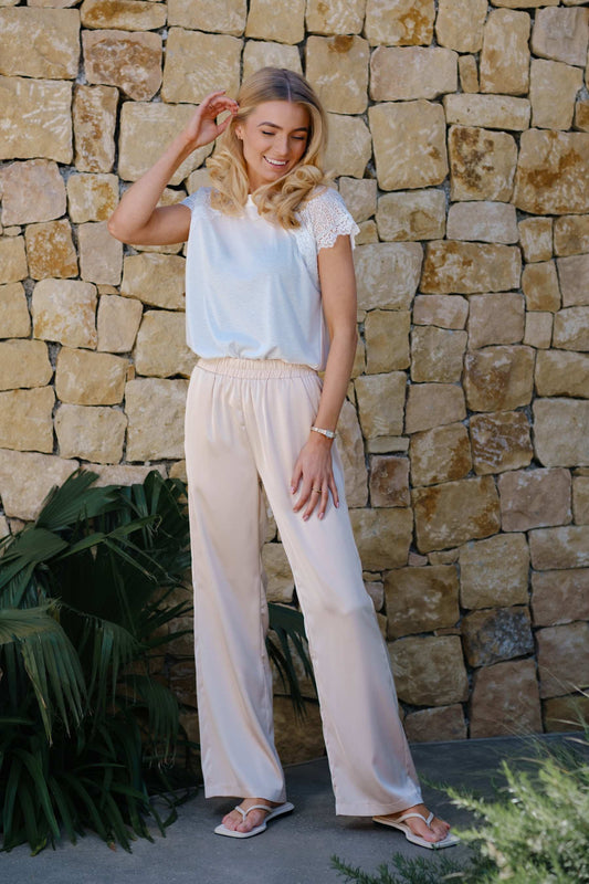 Liberté - Tiki Wide Pants, 22454 - Champagne