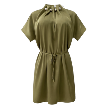 Liberté - Pip SS Pearl Dress, 22455 - Avocado