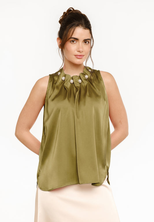 Liberté - Pip SL Pearl Top, 22456 - Avocado