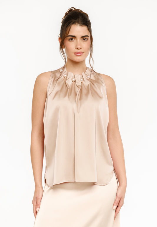 Liberté - Pip SL Pearl Top, 22456 - Champagne