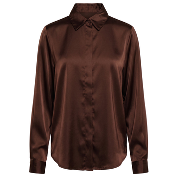 Liberté - Bosso LS Shirt, 22465 - Dark Brown