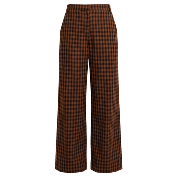 Liberté - Iddy Wide Pants, 22468 - Brown Black Check