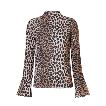 Liberté - Mesh LS Trompet Top, 22486 - Lux Leo