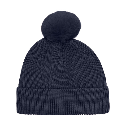 EN FANT - Beenie Merino W. Fake Fur, 240255 - Parisian Night