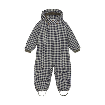 EN FANT - Baby Snowsuit AOP, 240311 - Ebony