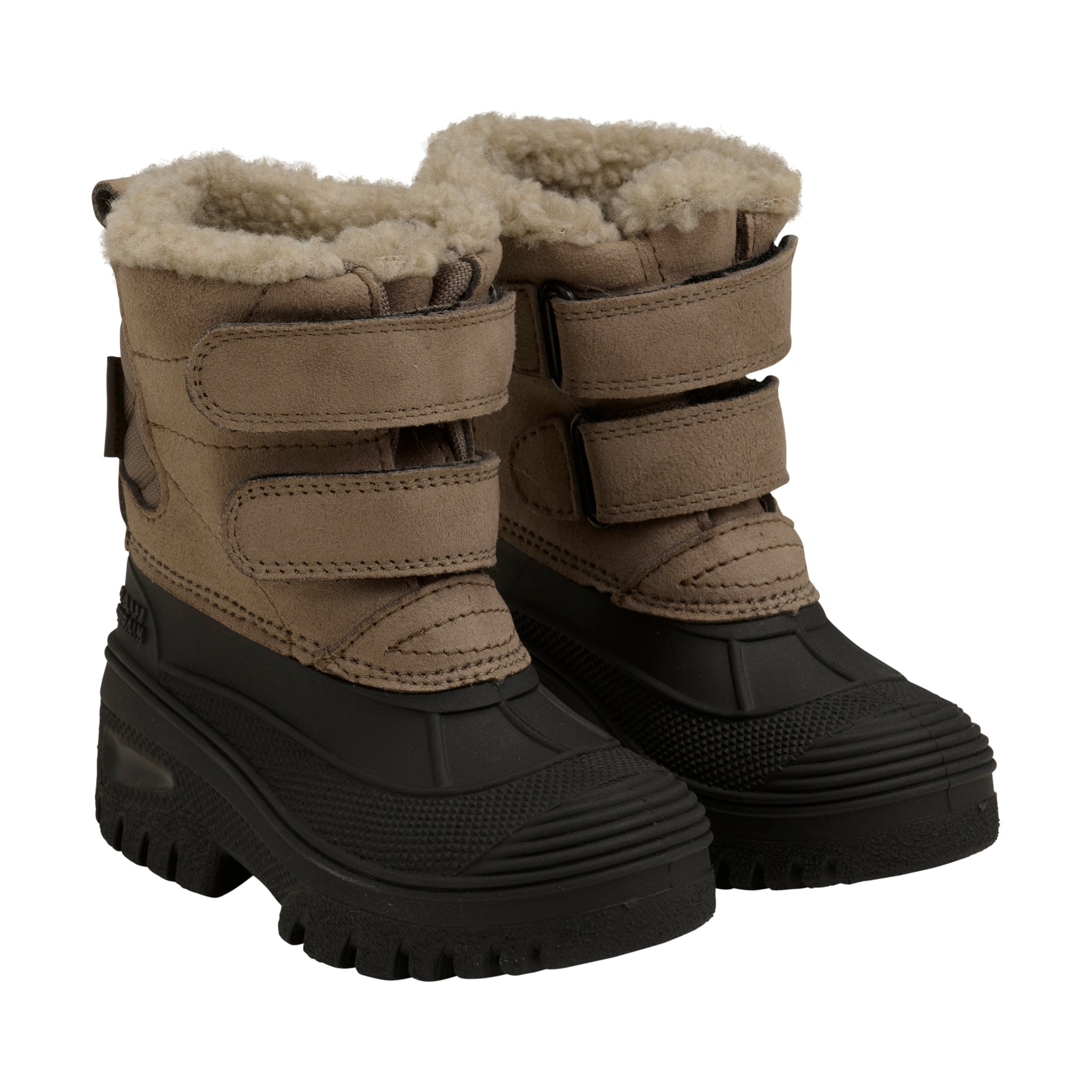 EN FANT - Boots Lightweight Velcro, 250329 - Pine Bark