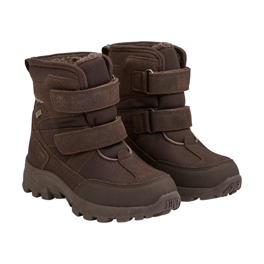 EN FANT - Boots Velcro TEX, 250330 - Chocolate Brown