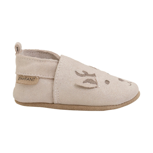 EN FANT - Slippers Suede Animal, 250338 - Burnished Lilac Shimmer