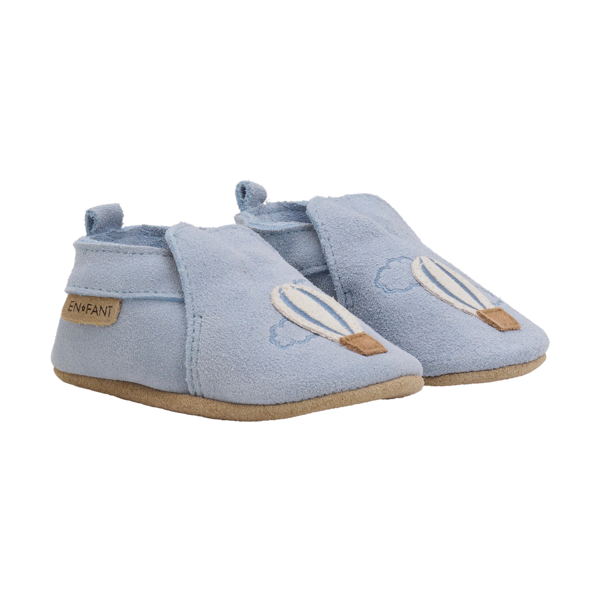 EN FANT - Slippers Suede Animal, 250361 - Arctic Ice