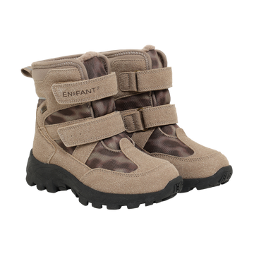 EN FANT - Boots Velcro TEX, 250443 - Pine Bark