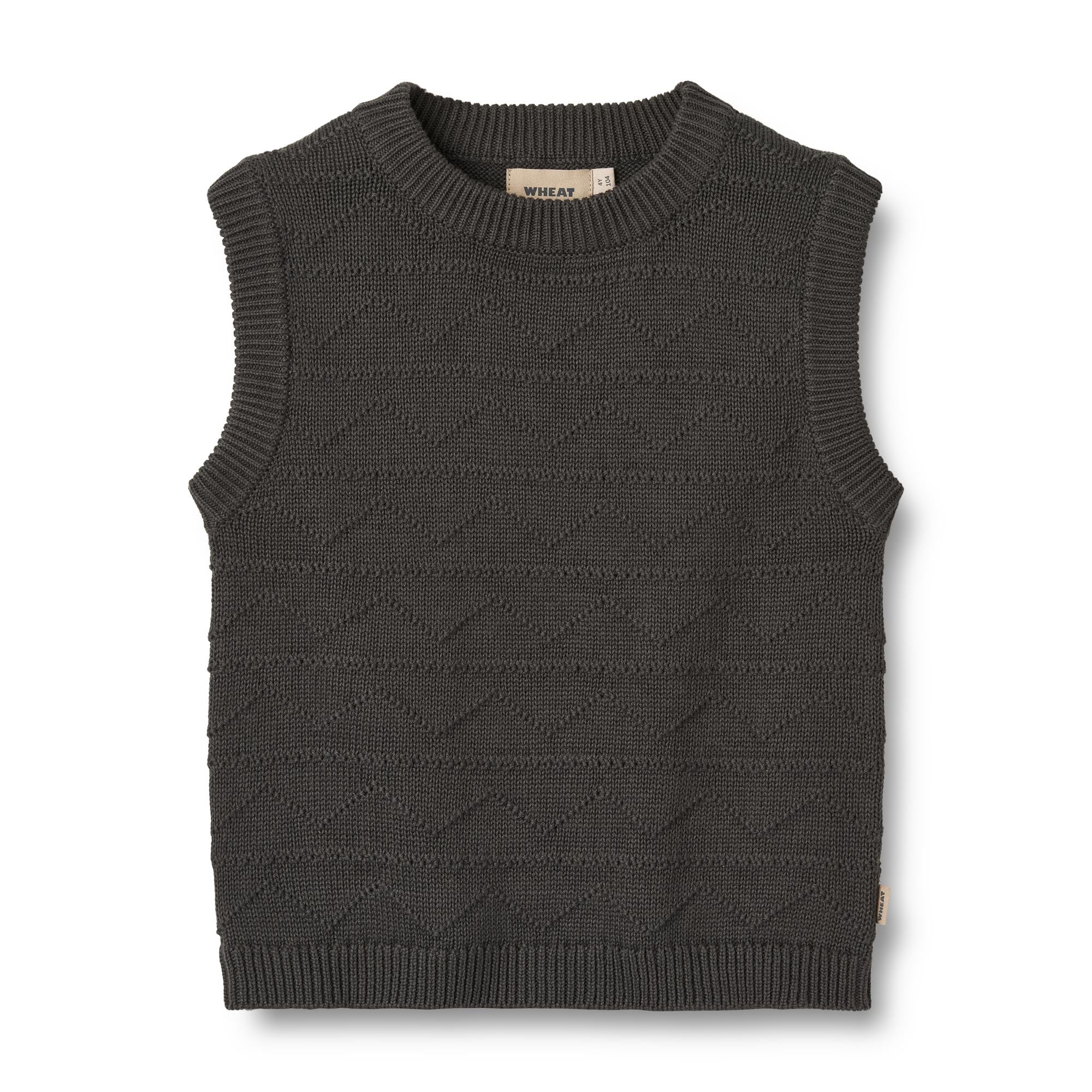 Wheat - Knit Vest Bobby - Raven