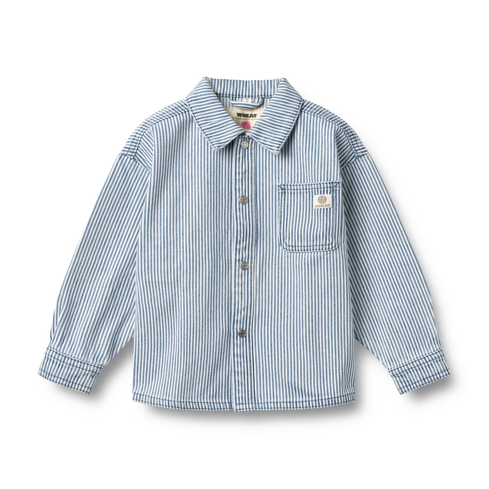 Wheat x Pernille Teisbæk - Shirt LS Pappo - Ink Stripe