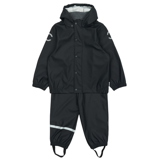 Mikk-Line - PU Rain Set W. Susp., 33128 - Dark Navy