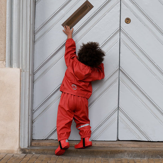 Mikk-Line - PU Rain Set no Susp., 33144ML - Cranberry