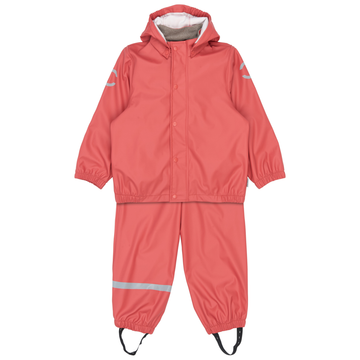 Mikk-Line - PU Rain Set W. Susp., 33145ML - Cranberry