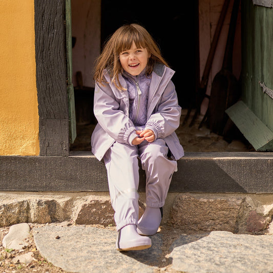 Mikk-Line - PU Rain Set W. Susp., 33145ML - Lavender Gray