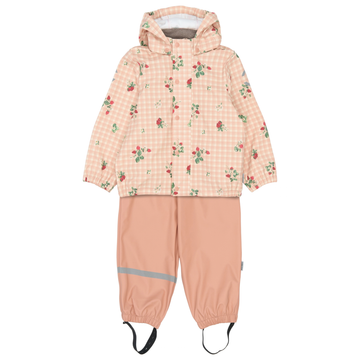 Mikk-Line - PU Rain Set AOP, 33148 - Strawberry AOP