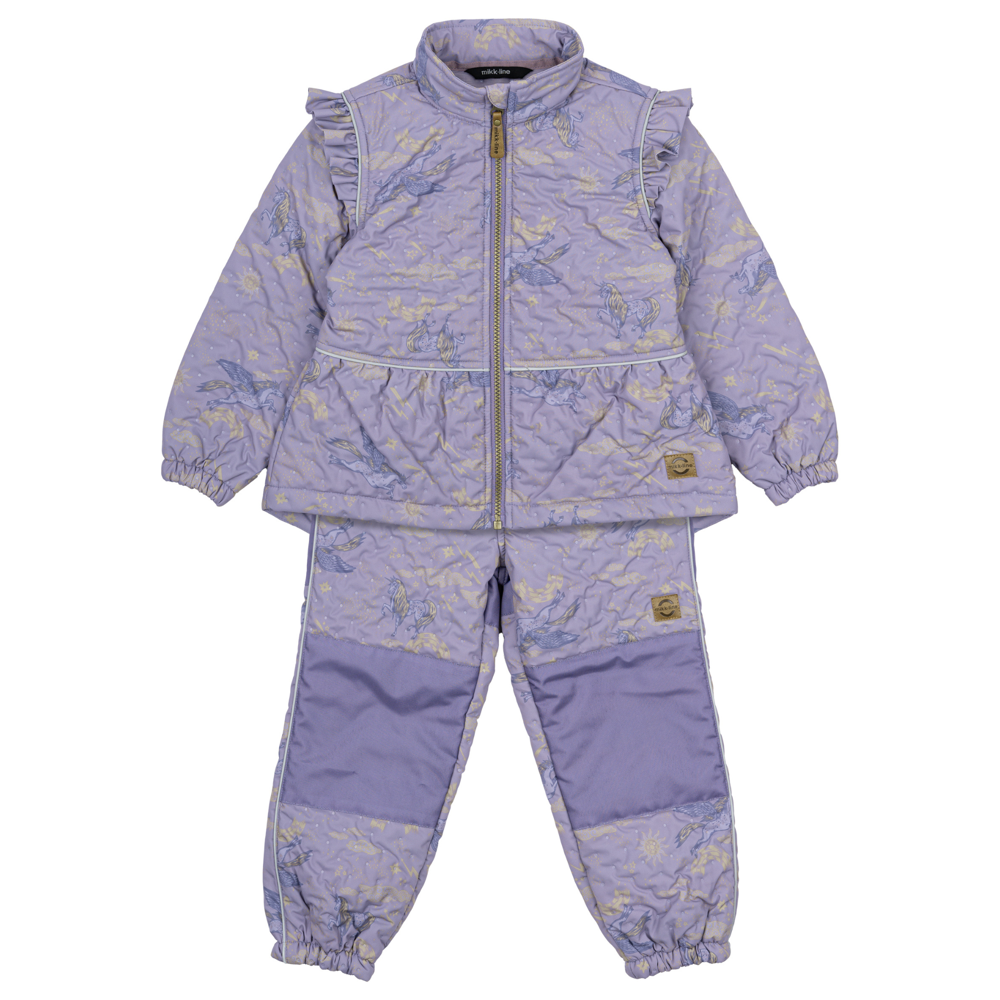 Mikk-Line - Thermal+ Frill Set AOP, 4231 - Dusk