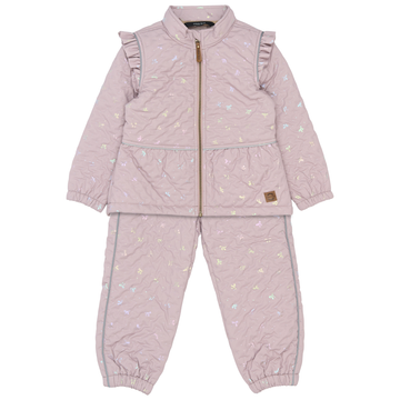 Mikk-Line - Thermal+ Frill Set AOP, 4244 - Bow Foil AOP