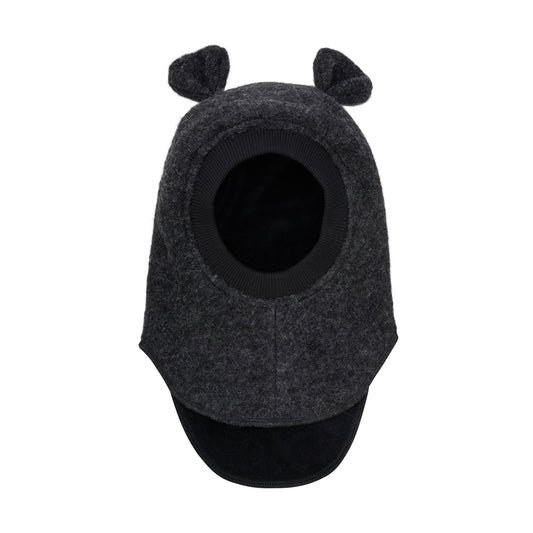HUTTEliHUT - Balaclava Ears Wool, 460330 - Dark Grey Melange