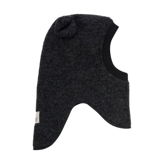 HUTTEliHUT - Balaclava Ears Wool, 460330 - Dark Grey Melange