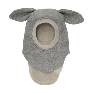 HUTTEliHUT - Balaclava Ears Wool, 460331 - Medium Grey Melange