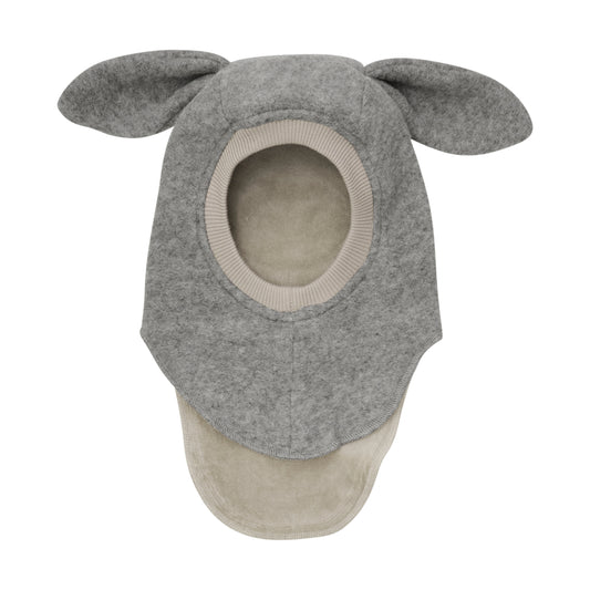 HUTTEliHUT - Balaclava Ears Wool, 460331 - Medium Grey Melange