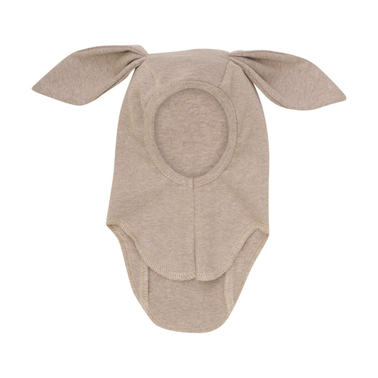 HUTTEliHUT - Balaclava Ears Cotton Rib, 460362 - Savannah Melange