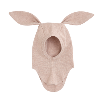 HUTTEliHUT - Balaclava Ears Cotton Rib, 460427 - Camel Melange