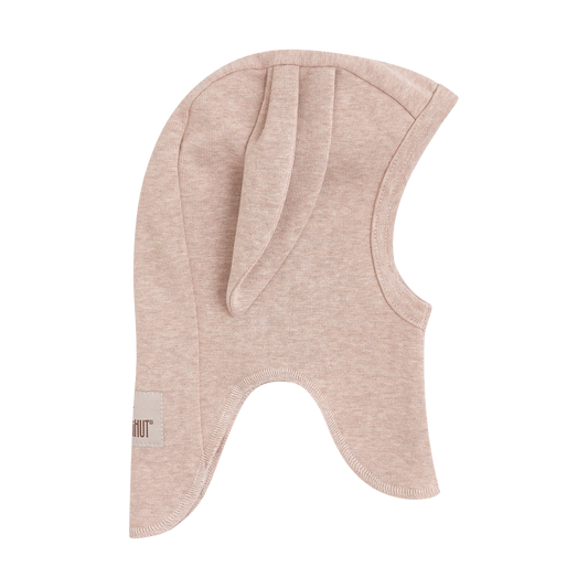 HUTTEliHUT - Balaclava Ears Cotton Rib, 460427 - Camel Melange