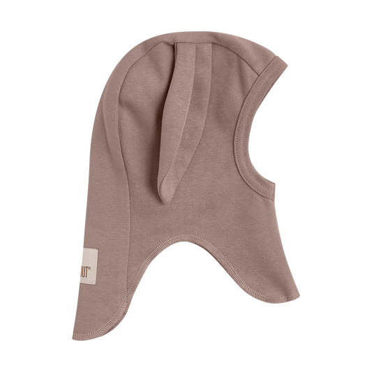 HUTTEliHUT - Balaclava Ears Cotton Rib, 460427 - Savannah Melange