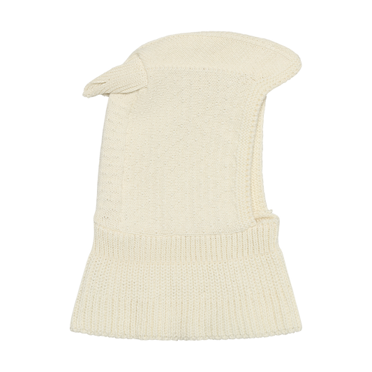 HUTTEliHUT - Balaclava Ears Cotton Knit, 460431 - Antique White
