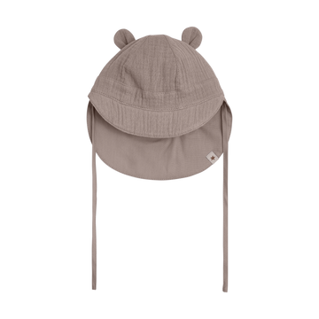 HUTTEliHUT - Summer Hat Ears Muslin, 460458 - Moon Rock