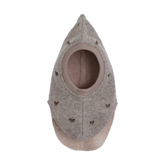 HUTTEliHUT - Balaclava Emb. Wool, 460494 - Camel Melange