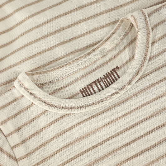 HUTTEliHUT - Body LS YD Stripe, 480845 - White Pepper
