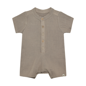 HUTTEliHUT - Playsuit SS Muslin, 480852 - Moon Rock