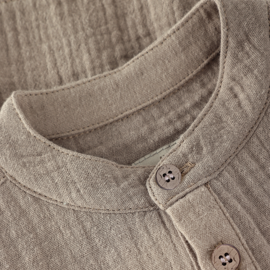 HUTTEliHUT - Playsuit SS Muslin, 480852 - Moon Rock