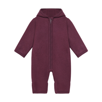 HUTTEliHUT - Pram Suit Ears Wool Fleece, 480989 - Port Royale