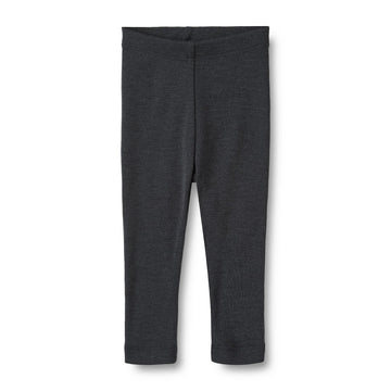 Wheat - Wool Baby Leggings Agi - Navy