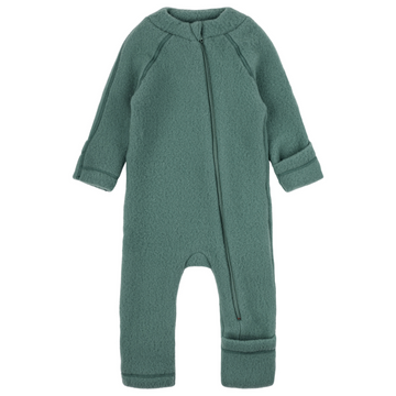 Mikk-Line - Wool Baby Suit, 50005ML - Balsam Green